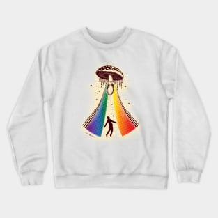 Mushroom Alien Abduction Crewneck Sweatshirt